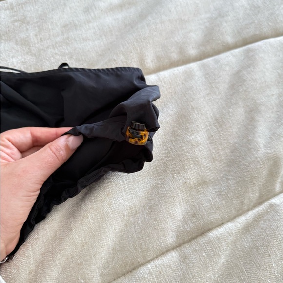 Black Halter Crop Top - Picture 3 of 5